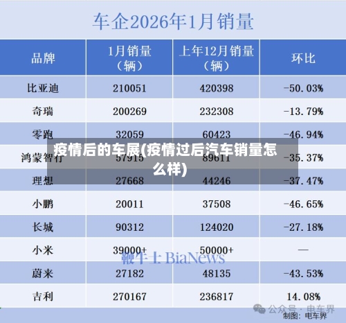 疫情后的车展(疫情过后汽车销量怎么样)-第2张图片