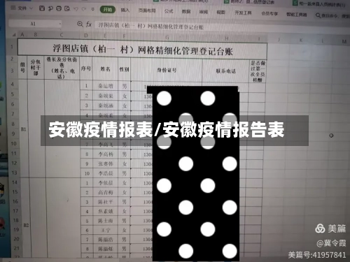 安徽疫情报表/安徽疫情报告表-第2张图片