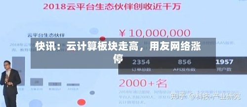 快讯：云计算板块走高，用友网络涨停-第3张图片