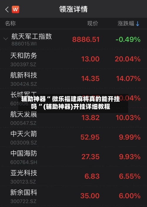 辅助神器“ 微乐福建麻将真的能开挂吗 ”(辅助神器)开挂详细教程-第3张图片