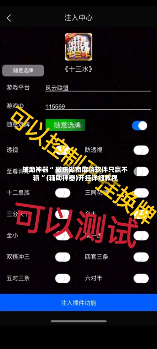 辅助神器“ 微乐湖南麻将软件只赢不输 ”(辅助神器)开挂详细教程-第2张图片