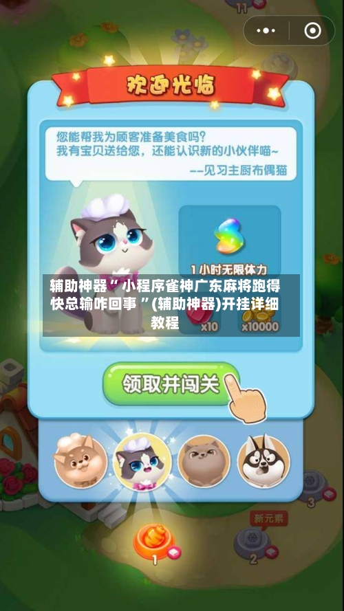 辅助神器“ 小程序雀神广东麻将跑得快总输咋回事 ”(辅助神器)开挂详细教程