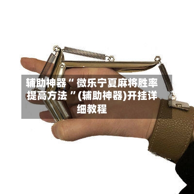 辅助神器“ 微乐宁夏麻将胜率提高方法 ”(辅助神器)开挂详细教程-第2张图片