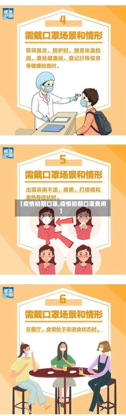【疫情初期口罩,疫情初期口罩费用】