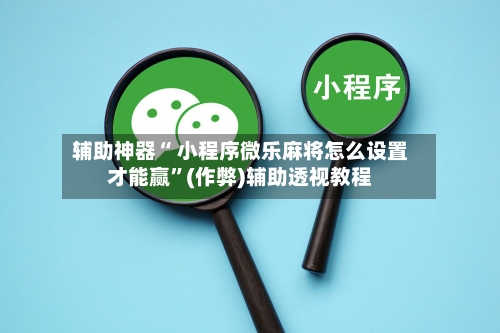 辅助神器“ 小程序微乐麻将怎么设置才能赢”(作弊)辅助透视教程-第2张图片