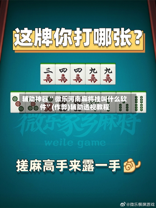辅助神器“ 微乐河南麻将挂叫什么软件”(作弊)辅助透视教程-第3张图片