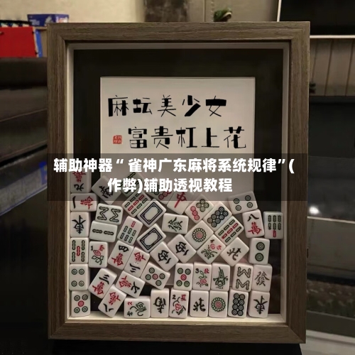 辅助神器“ 雀神广东麻将系统规律”(作弊)辅助透视教程
