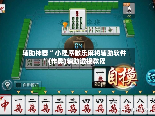 辅助神器“ 小程序微乐麻将辅助软件”(作弊)辅助透视教程-第2张图片