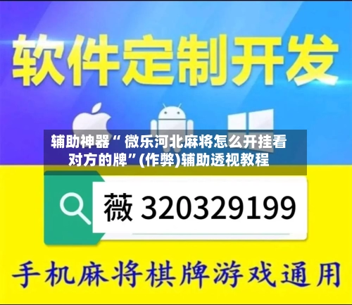 辅助神器“ 微乐河北麻将怎么开挂看对方的牌”(作弊)辅助透视教程