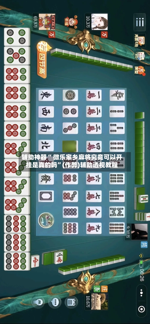 辅助神器“ 微乐家乡麻将究竟可以开挂是真的吗”(作弊)辅助透视教程