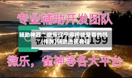 辅助神器“ 微乐辽宁麻将挂是真的吗”(作弊)辅助透视教程-第2张图片