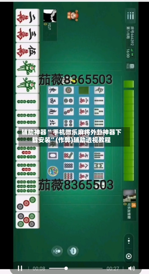 辅助神器“ 手机微乐麻将外卦神器下载安装	”(作弊)辅助透视教程-第2张图片