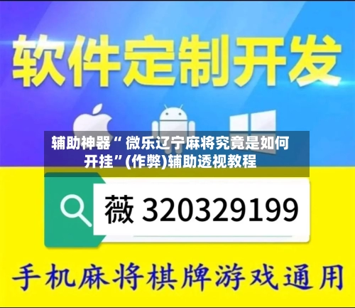 辅助神器“ 微乐辽宁麻将究竟是如何开挂	”(作弊)辅助透视教程-第2张图片