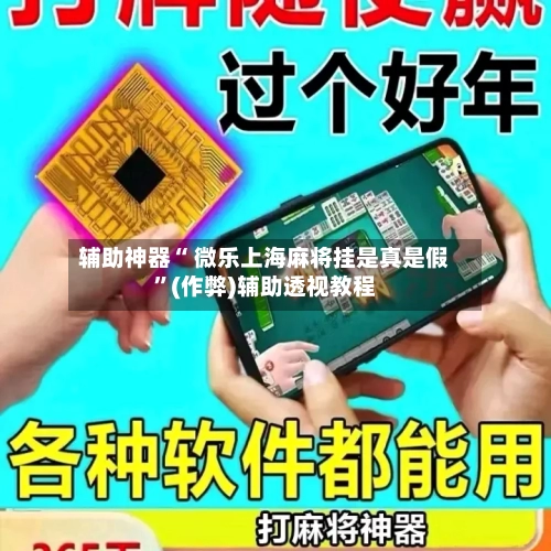 辅助神器“ 微乐上海麻将挂是真是假”(作弊)辅助透视教程-第2张图片