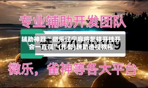 辅助神器“ 微乐辽宁麻将怎样开挂开会一直赢”(作弊)辅助透视教程