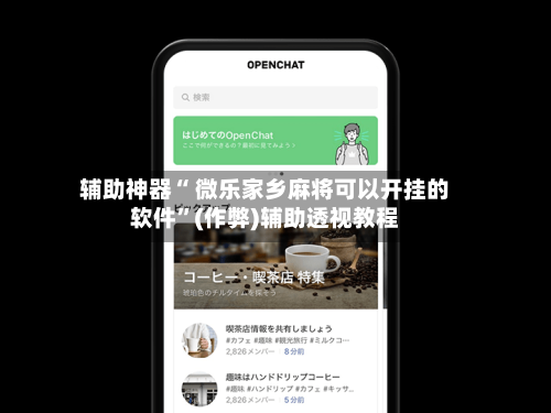 辅助神器“ 微乐家乡麻将可以开挂的软件”(作弊)辅助透视教程
