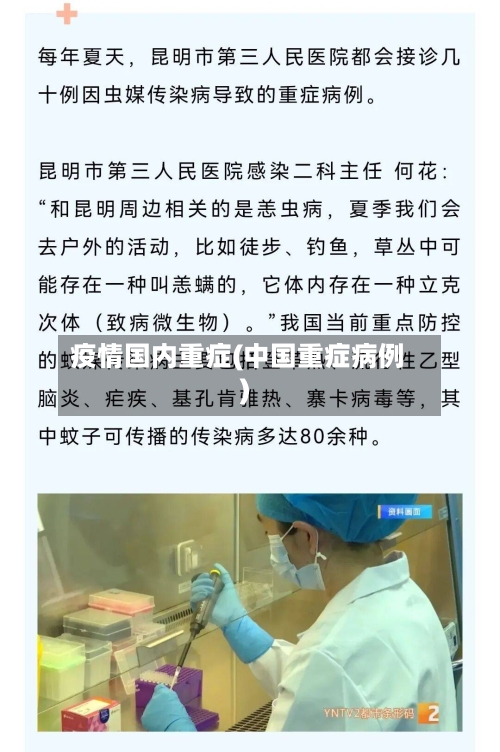 疫情国内重症(中国重症病例)-第2张图片