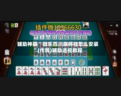辅助神器“ 微乐四川麻将挂怎么安装”(作弊)辅助透视教程