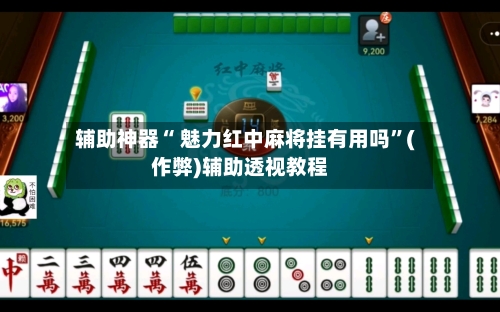 辅助神器“ 魅力红中麻将挂有用吗”(作弊)辅助透视教程-第2张图片