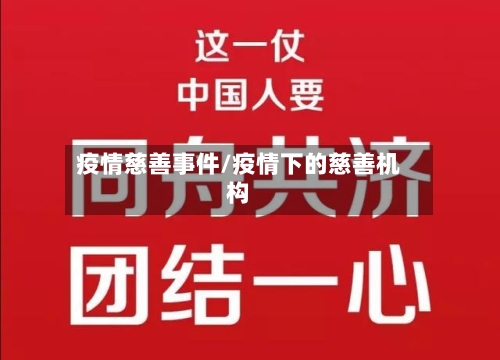疫情慈善事件/疫情下的慈善机构-第2张图片