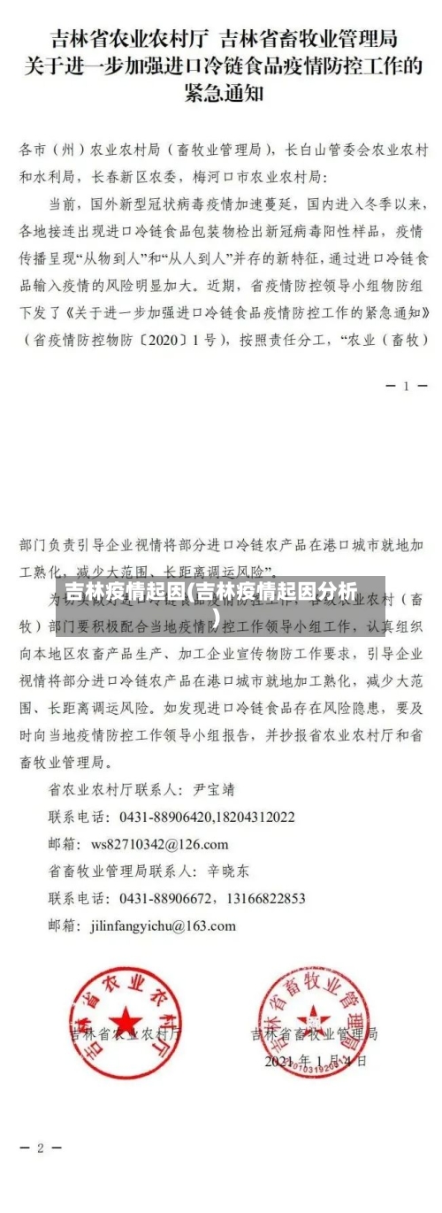 吉林疫情起因(吉林疫情起因分析)-第2张图片