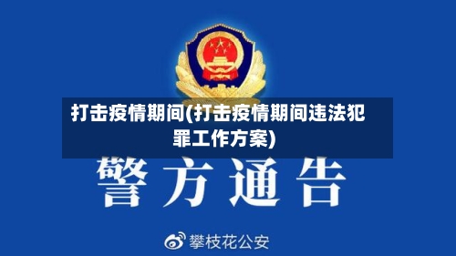 打击疫情期间(打击疫情期间违法犯罪工作方案)