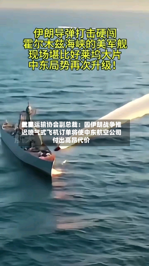 世界航空运输协会副总裁：因伊朗战争推迟喷气式飞机订单将使中东航空公司付出高昂代价